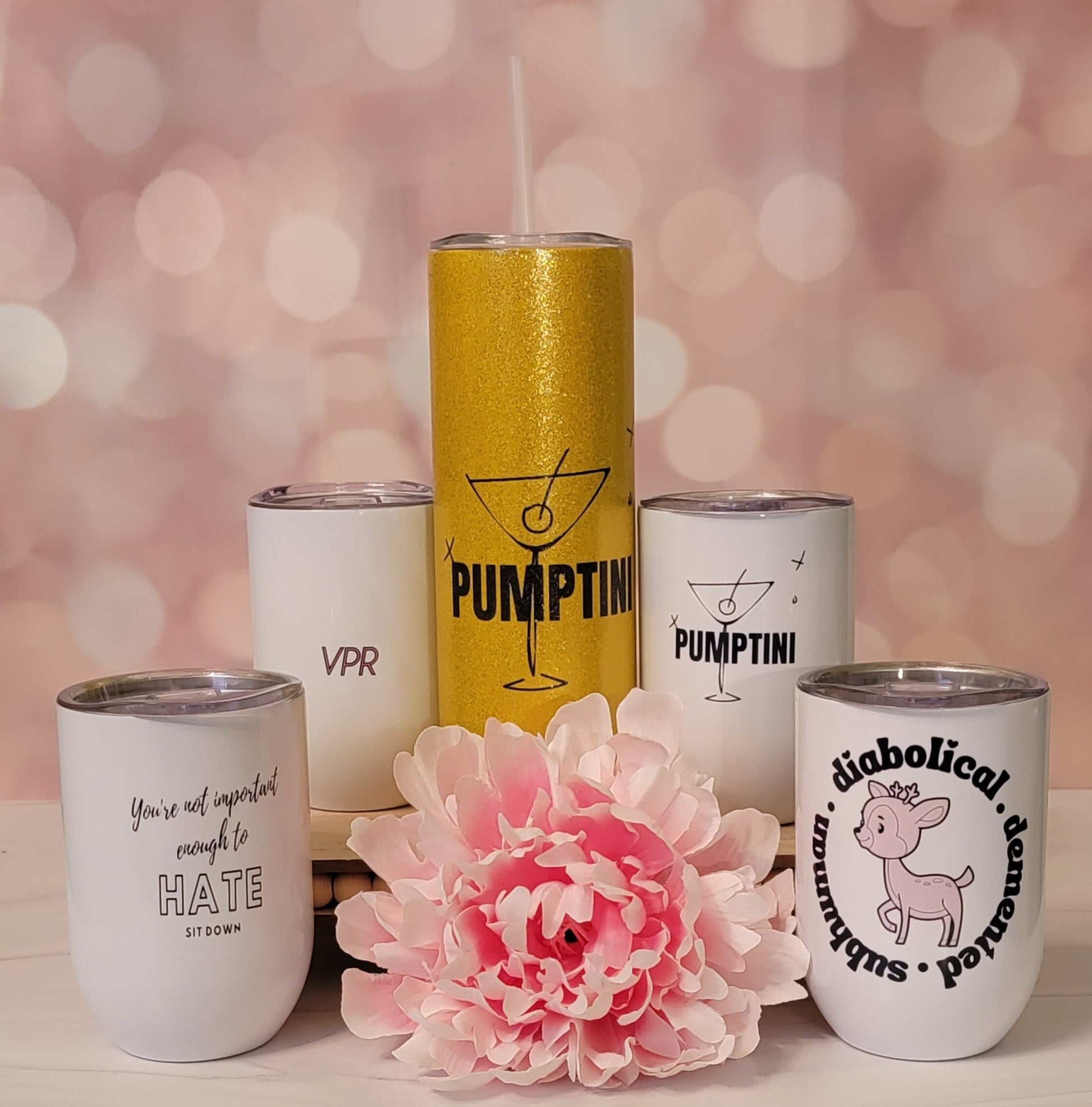 VPR TOM Wine/Spirits tumbler cup, custom, weekly shipping!